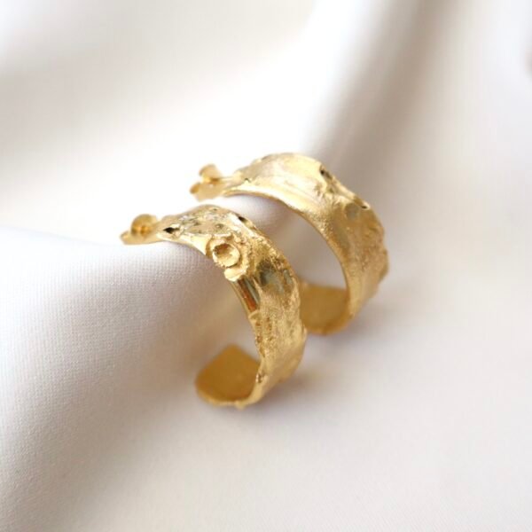 gold hoops - Image 2