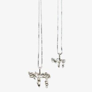 silver חי necklace